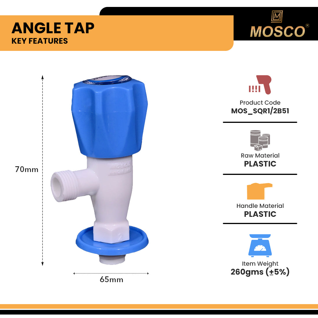 Aqua Series Angle Tap
