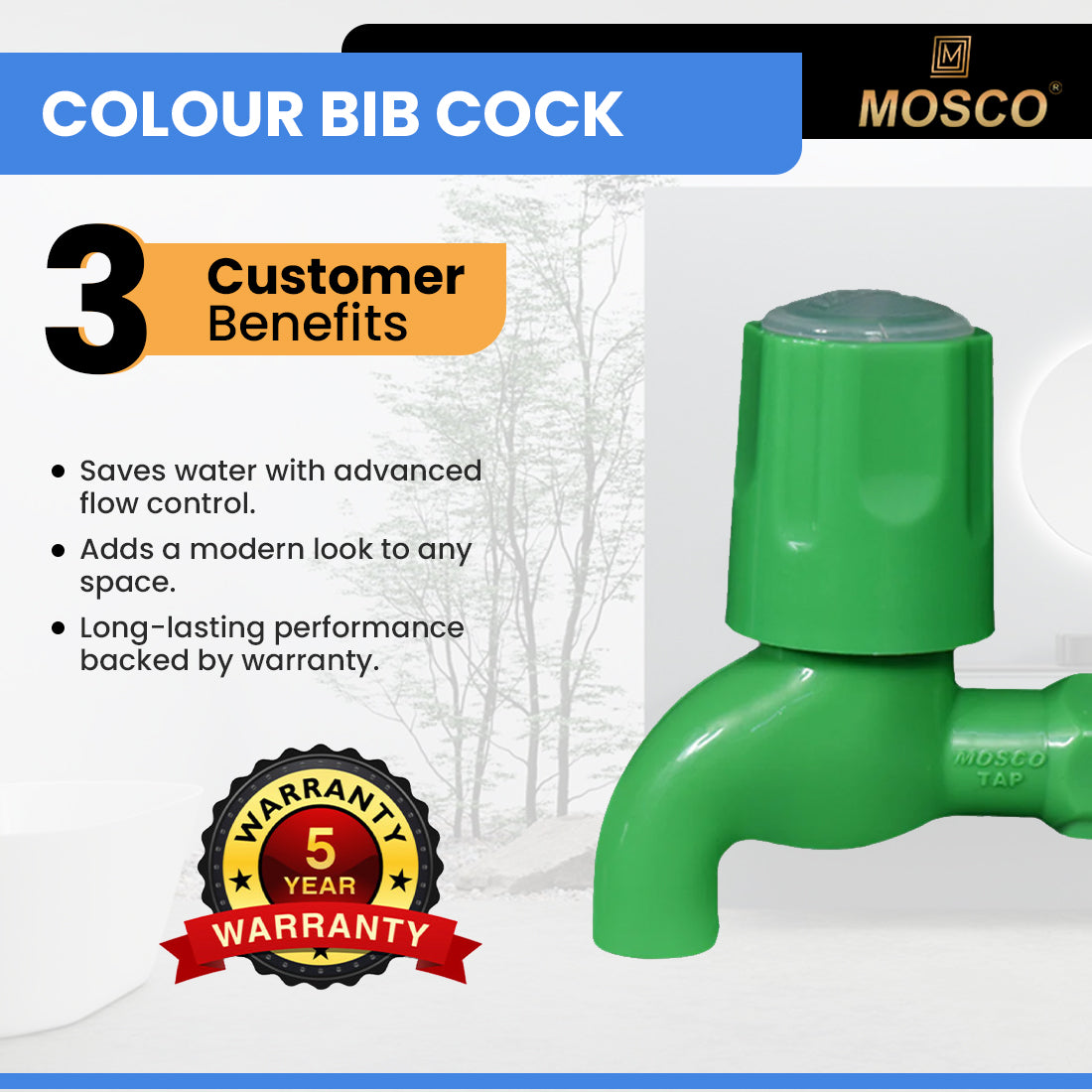 COLOUR BIB COCK