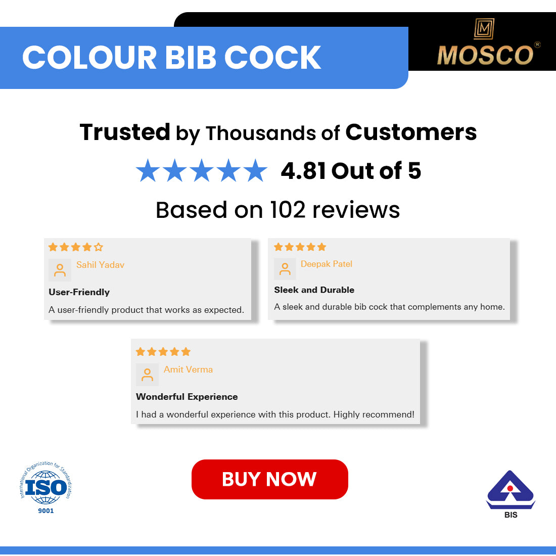 COLOUR BIB COCK