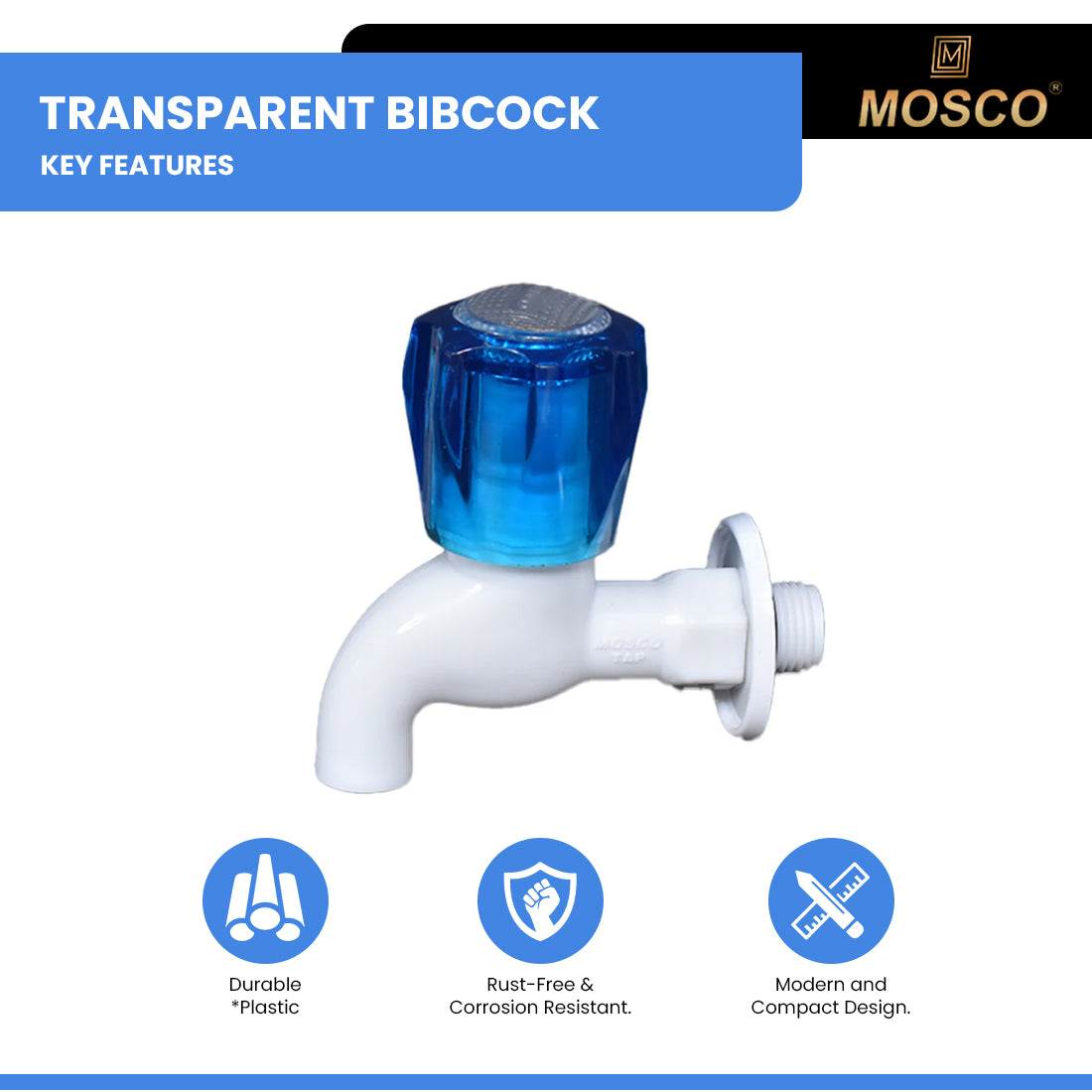 TRANSPARENT BIBCOCK