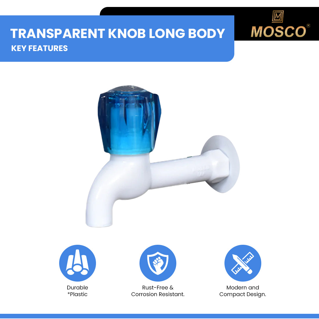 TRANSPARENT KNOB LONG BODY