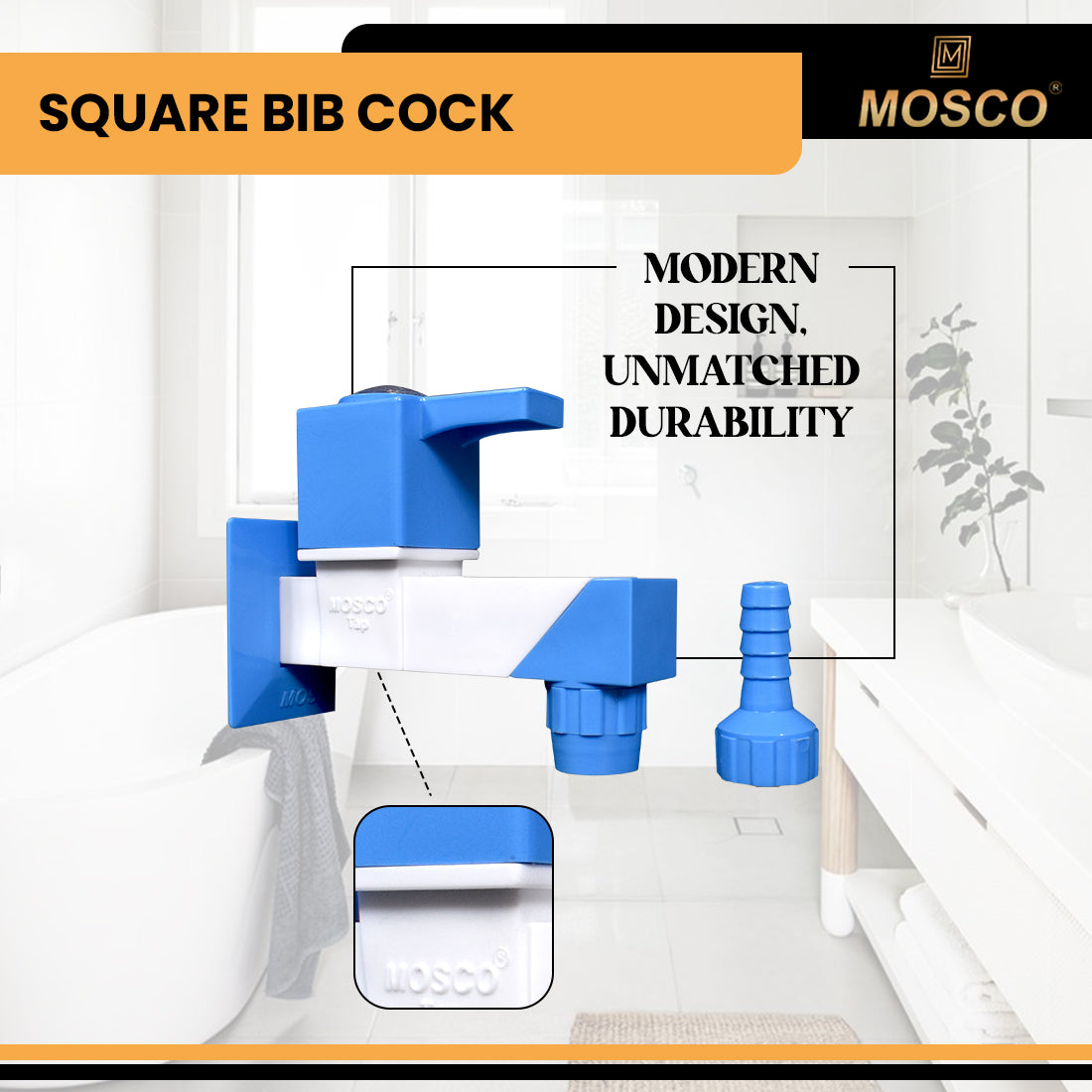 SQUARE BIB COCK