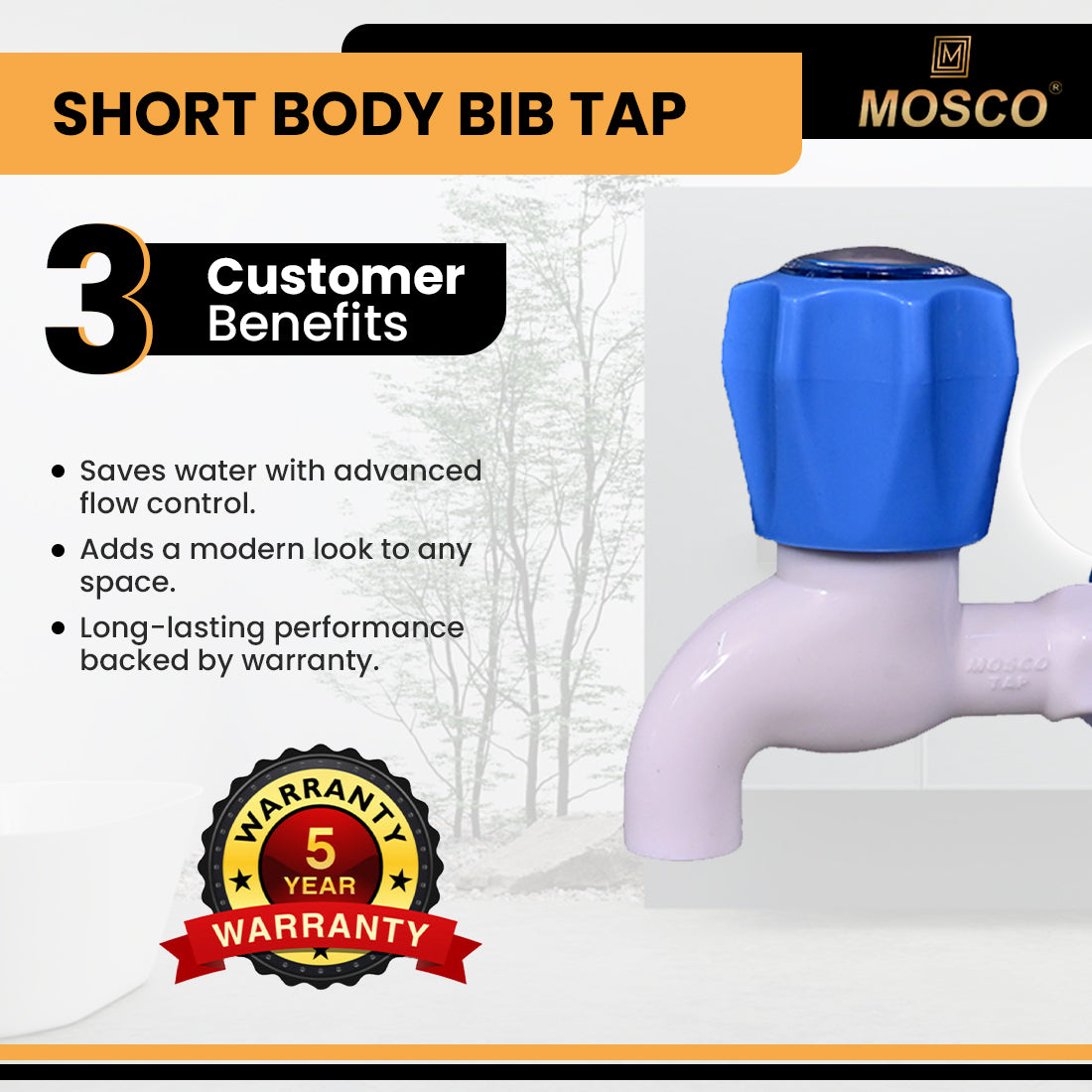 Aqua Series Short Body Bib Tap