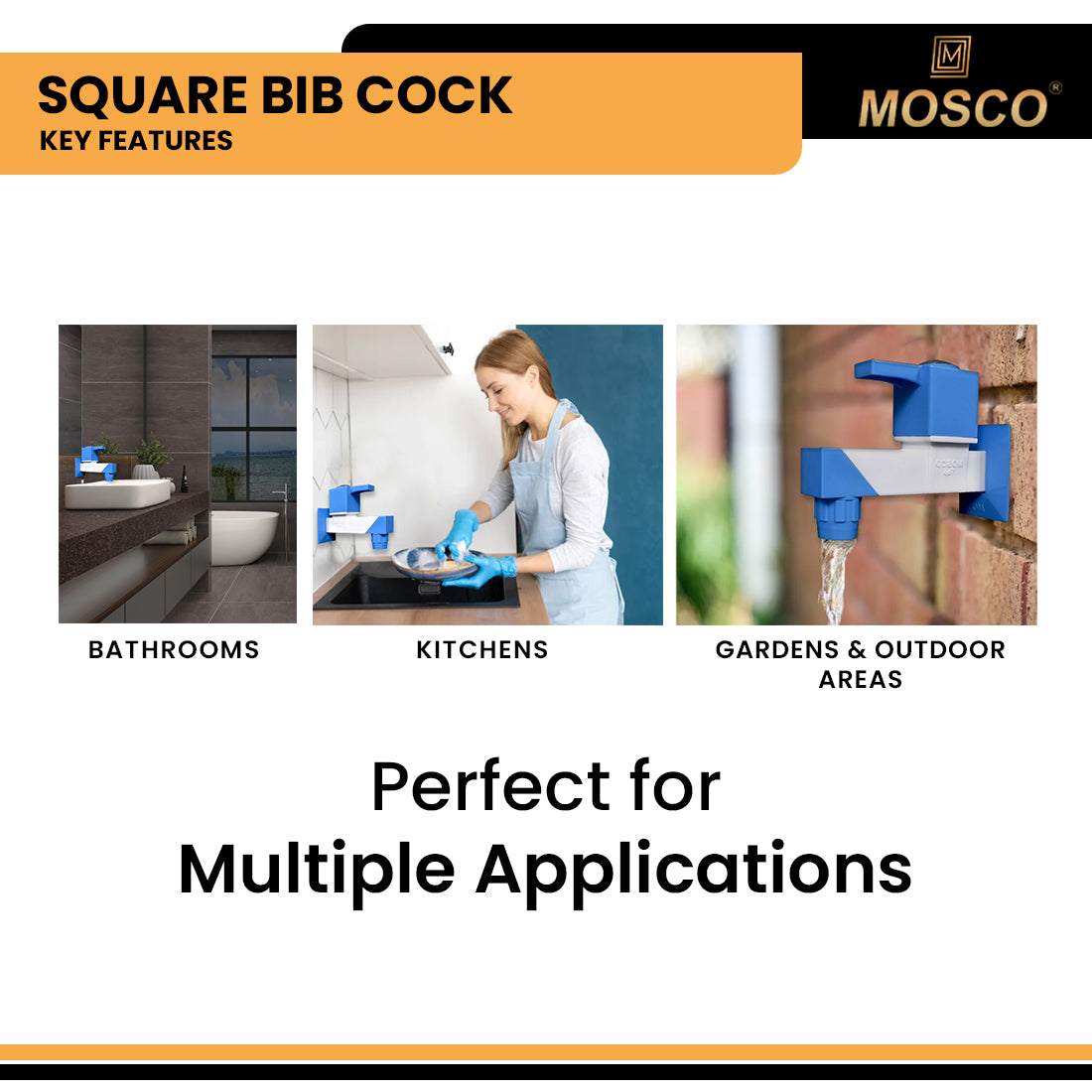 SQUARE BIB COCK