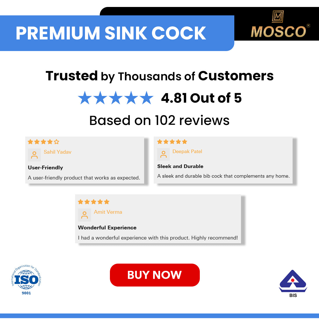 PREMIUM SINK COCK