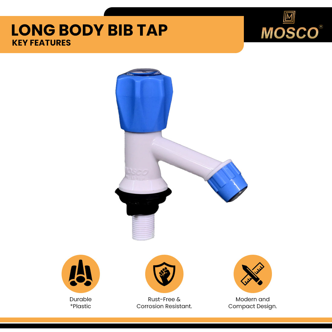 Aqua Series Pillar Foam Flow Tap