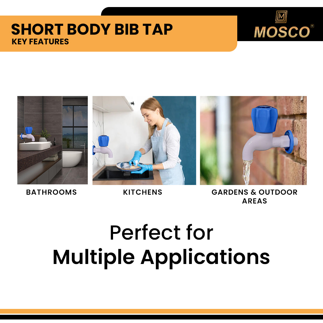 Aqua Series Short Body Bib Tap