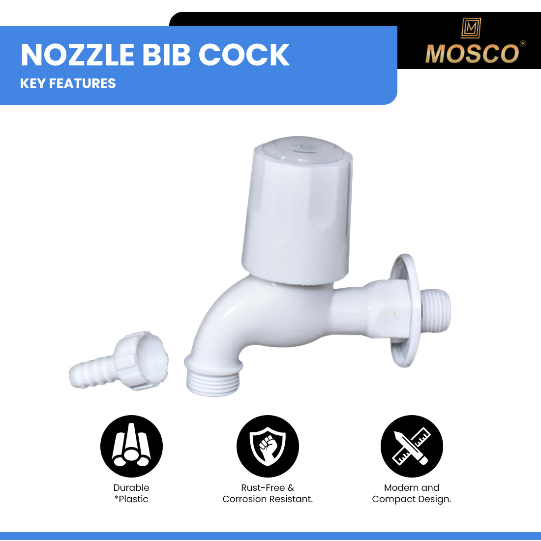 Carbon black Series Nozzle Bib Cock