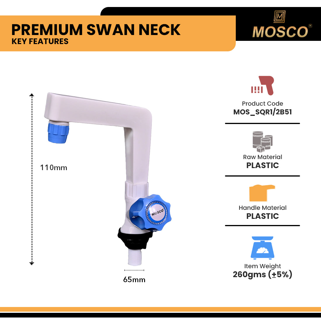Aqua Series Premium Swan Neck