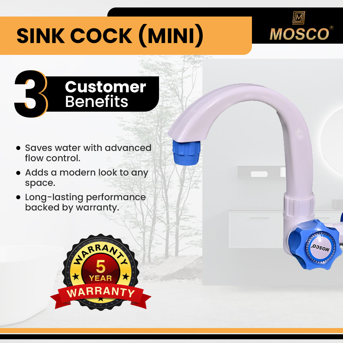 Aqua Series Mini Sink Cock